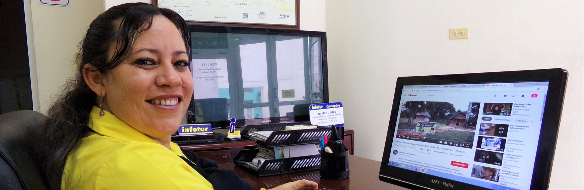 Tourism Information Center at Camagüey Ignacio Agramonte International Airport, Cuba